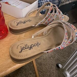 Jelly pop sandals size 11